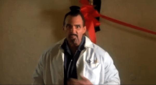 Brutus Beefcake as an Asian stereotype