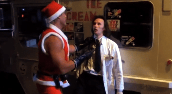 Blake shoves a cell phone in his mouth