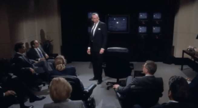 Brell meets with his executives
