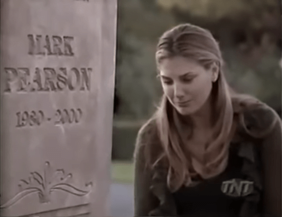 Kenzie at the grave - Shutterspeed