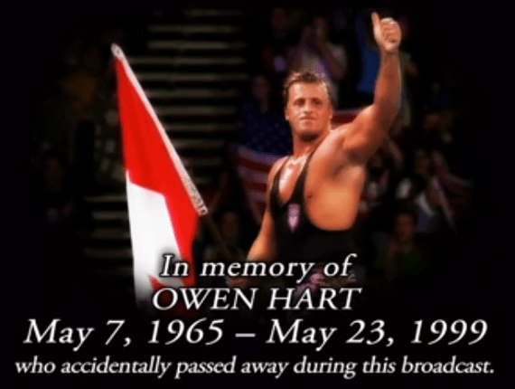 RIP Owen Hart - Over the Edge 1999