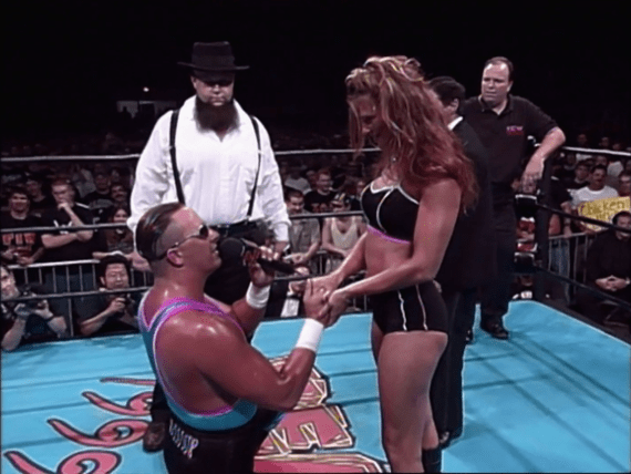 Doring proposes to Lita - Heat Wave 1999