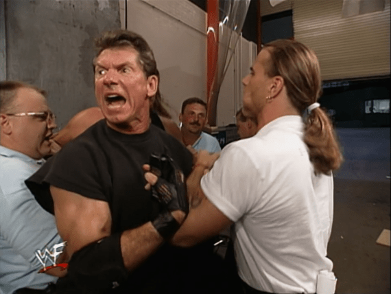 Vince and HBK Backstage - King of the Ring 1999