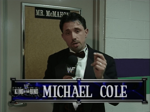 Michael Cole Backstage - King of the Ring 1999