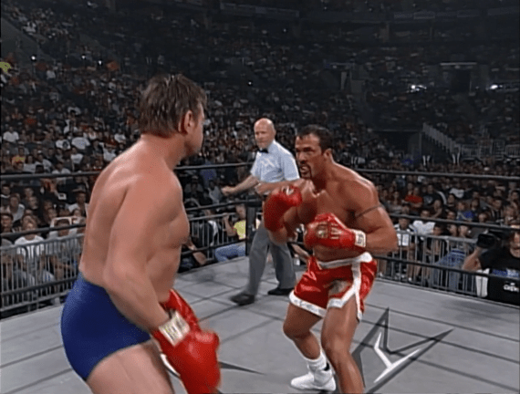 Rowdy Roddy Piper vs. Buff Bagwell Boxing Match - Bash at the Beach 1999