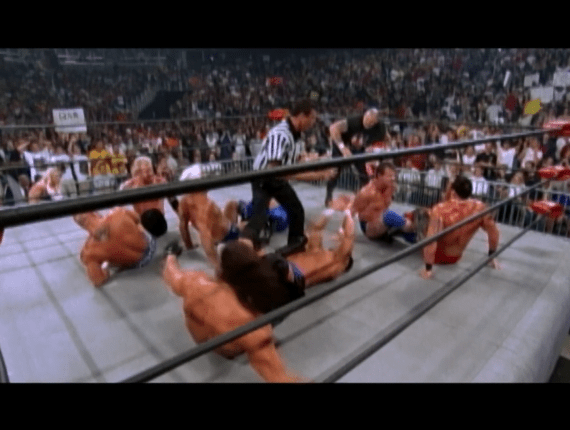 Jersey Triad vs. Benoit and Saturn Recap - Bash at the Beach 1999