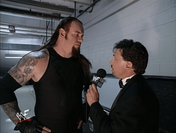 Cole interviews Undertaker - King of the Ring 1999