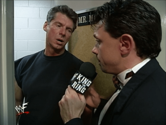 Cole interviews Vince - King of the Ring 1999