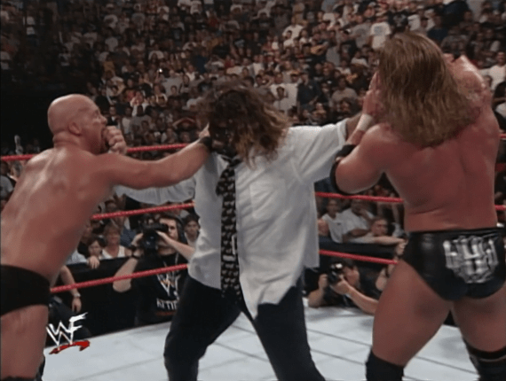 Steve Austin vs. Mankind vs. Triple H - SummerSlam 1999