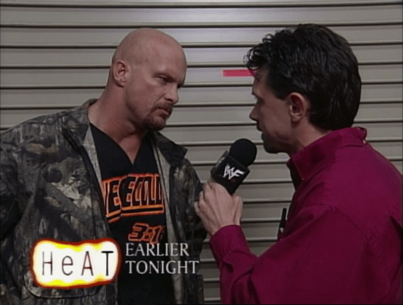 Steve Austin and Michael Cole - Unforgiven 1999