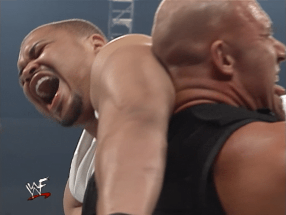 Godfather and D'Lo vs. Boss Man and Bull Buchanan - WrestleMania 2000
