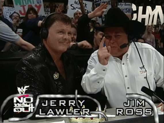 JR and Jerry Lawler - No Way Out 2000
