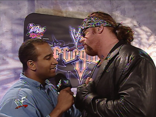 Coach interviews the Undertaker - Unforgiven 2000