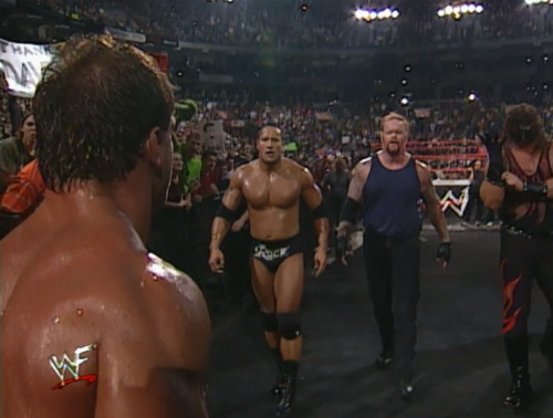 The Rock vs. Chris Benoit vs. Kane vs. The Undertaker - Unforgiven 2000
