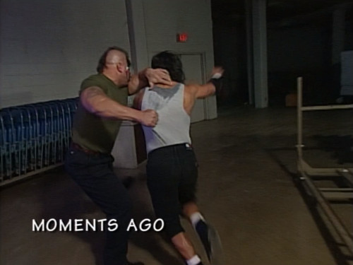 Animal attacks Kidman on the pre-show - SuperBrawl Revenge