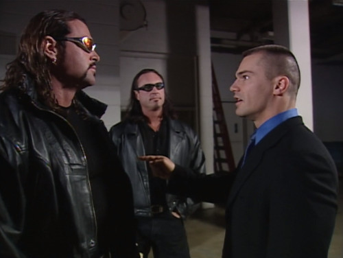 Lance Storm confronts KroniK when they arrive to the arena - SuperBrawl Revenge