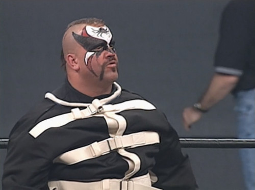 Road Warrior Animal is the mystery man - WCW Sin