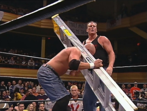 Steve Corino vs. The Sandman vs. Justin Credible Tables, Ladders, Chairs, and Canes Match - Guilty as Charged 2001