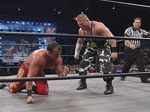 Goldberg and Sgt. DeWayne Bruce vs. Totally Buff - WCW Sin