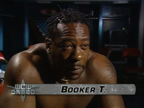 Booker T cuts a promo about Rick Steiner - WCW Greed