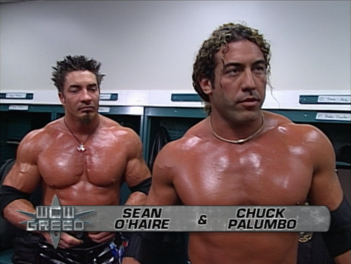 Palumbo & O'Haire cuts a promo backstage - WCW Greed
