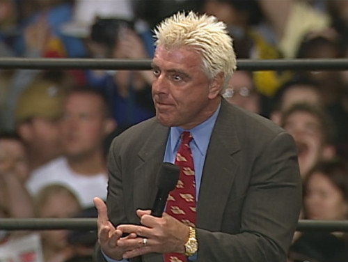 Ric Flair cuts a promo - Last WCW Nitro