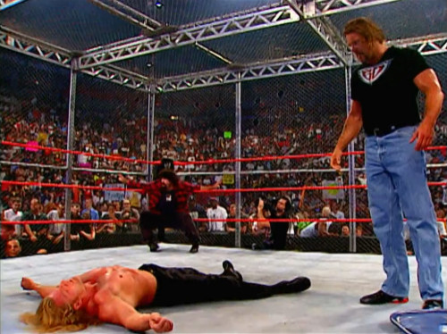 The opening video of WWE Bad Blood 2003