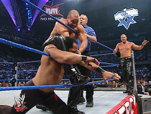 The Basham Brothers vs. The APA - WWE No Mercy 2003