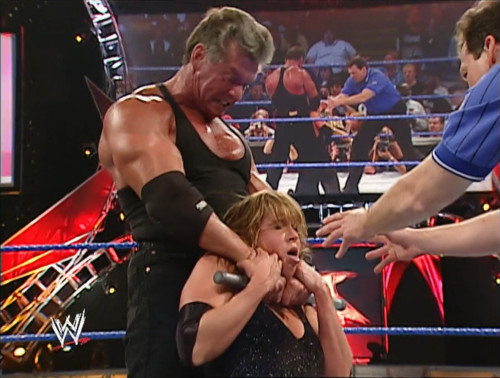 Vince McMahon vs. Stephanie McMahon, No Holds Barred I Quit Match - WWE No Mercy 2003