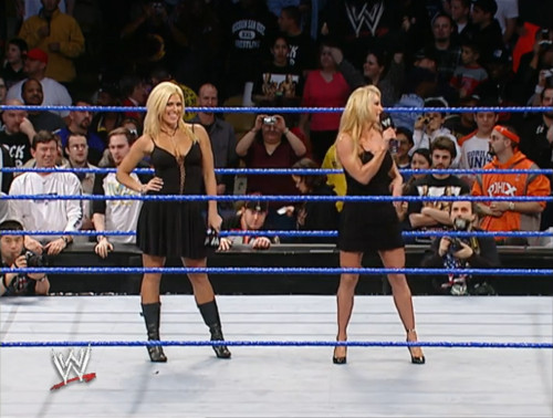 Sable and Torrie Wilson welcome everybody to WWE No Way Out 2004